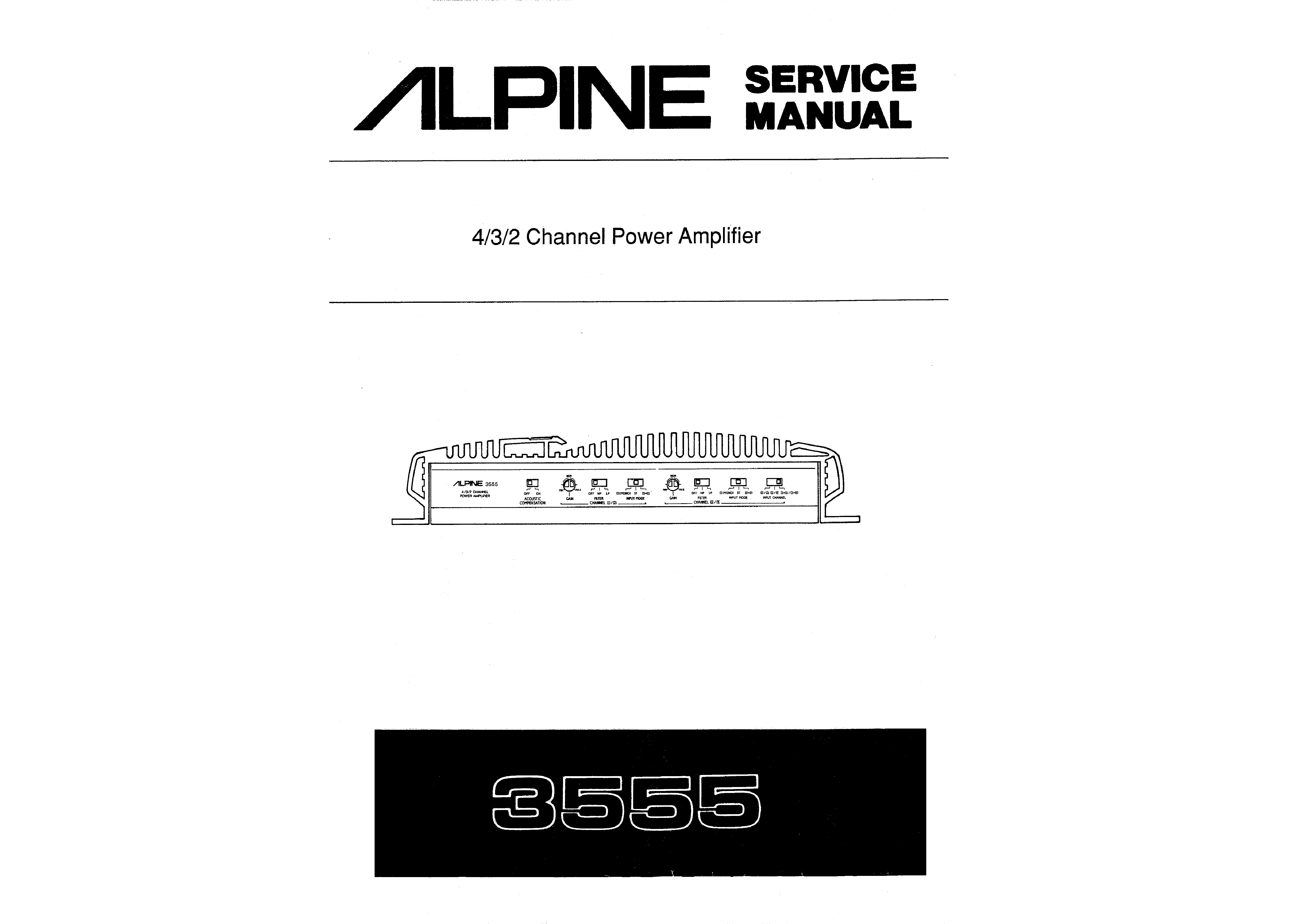 Alpine Cha-S604 Manual