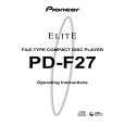 Cover page of PIONEER PD-F127 Owner's Manual