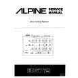Cover page of ALPINE 3672 Service Manual