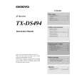 Cover page of ONKYO TXDS494 Owner's Manual
