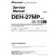 Cover page of PIONEER DEH-27MP Service Manual
