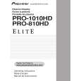 Cover page of PIONEER PRO-1010HD Owner's Manual