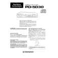 Cover page of PIONEER PD5030 Owner's Manual