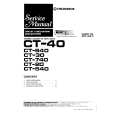 Cover page of PIONEER CT-30 Service Manual
