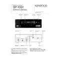 Cover page of KENWOOD DP-1001 Service Manual