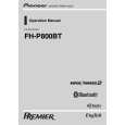 Cover page of PIONEER FH-P800BT/XJ/UC Owner's Manual