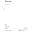 Cover page of PIONEER BDP-LX71/TLXJ Owner's Manual