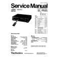 Cover page of TECHNICS SLP555 Service Manual
