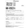 Cover page of PIONEER MIS21 I Service Manual