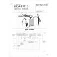 Cover page of KENWOOD KCA-FM10 Service Manual