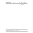Cover page of KENWOOD KRC255D Service Manual