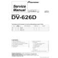 Cover page of PIONEER DV-626D/WVXJ Service Manual