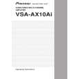 Cover page of PIONEER VSA-AX10AI Owner's Manual