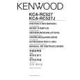 Cover page of KENWOOD KCA-RC527 Owner's Manual