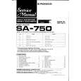 Cover page of PIONEER SA-750 Service Manual