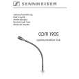 Cover page of SENNHEISER COM 1905 Owner's Manual