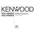 Cover page of KENWOOD KDC-4060RA Owner's Manual