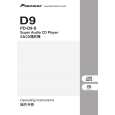 Cover page of PIONEER PD-D9-S/LFXJ Owner's Manual