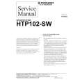 Cover page of PIONEER HTP102-SW Service Manual