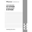 Cover page of PIONEER XV-DV620/KUCXJN Owner's Manual