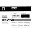Cover page of AKAI AM-2950 Owner's Manual