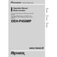 Cover page of PIONEER DEH-P450MP Owner's Manual