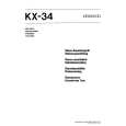 Cover page of KENWOOD KX34 Owner's Manual