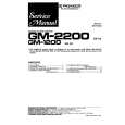 Cover page of PIONEER GM1200 Service Manual