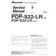Cover page of PIONEER PDP-S22-LR/XIN/CN5 Service Manual