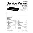 Cover page of TECHNICS STG50 Service Manual