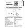 Cover page of TELEFUNKEN FVH662206A Service Manual
