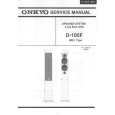 Cover page of ONKYO D105C Service Manual