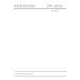 Cover page of KENWOOD DP-2000 Service Manual