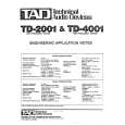 Cover page of PIONEER TD-2001/E Owner's Manual