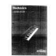 Cover page of TECHNICS SXK300 Owner's Manual