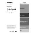 Cover page of ONKYO DR2000 Owner's Manual