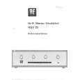 Cover page of SENNHEISER HSV 25 Owner's Manual