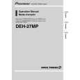 Cover page of PIONEER DEH-27MP/XN/UC Owner's Manual