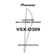 Cover page of PIONEER VSX-D309 Owner's Manual