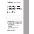 Cover page of PIONEER VSX-80TXV-S/KUXJCA Owner's Manual