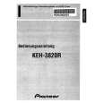 Cover page of PIONEER KEH3820R Owner's Manual