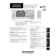 Cover page of PIONEER PD-F907/KUXQ Owner's Manual