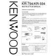 Cover page of KENWOOD KR794 Owner's Manual