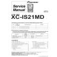 Cover page of PIONEER XC-IS21MD/ZVXJ Service Manual