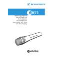 Cover page of SENNHEISER E 855 Owner's Manual