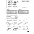 Cover page of KENWOOD KRC-19A Service Manual