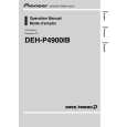 Cover page of PIONEER DEH-P4900IB/XN/UC Owner's Manual