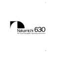 Cover page of NAKAMICHI 630 Owner's Manual