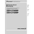 Cover page of PIONEER DEH-2750MP Owner's Manual