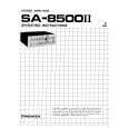 Cover page of PIONEER SA-8500II Owner's Manual